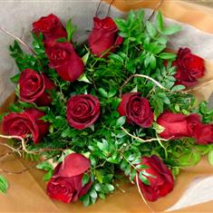 Rose hand tied bouquet