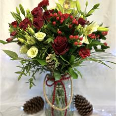 Christmas luxury vase - Available 18th Dec