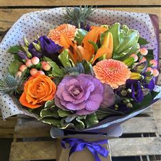 LILA MOTHERS DAY BOUQUET IN VASE