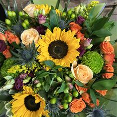 Fern hand tied bouquet