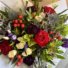 Heather hand tied bouquet 